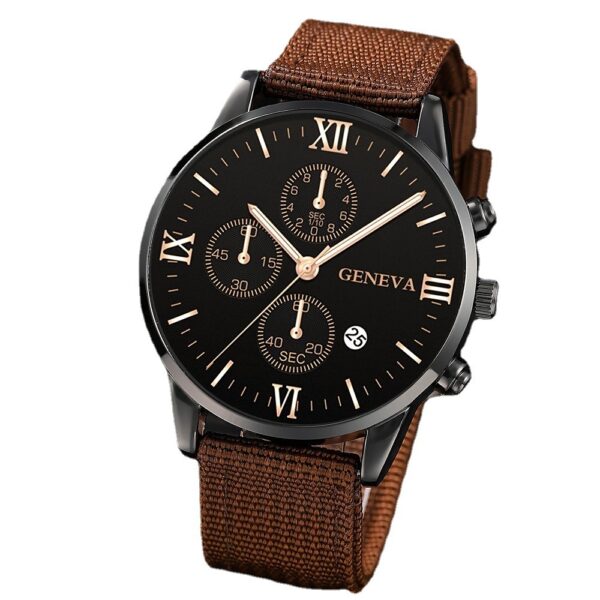 New Foreign Trade Hot-selling Men's Suit Gift Watch 4pcs Bracelet Four-piece Set Men's Watch Calendar Watch Quartz Watch - Image 5