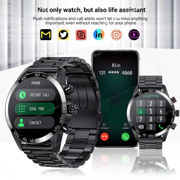 lige 360 amoled hd screen watch for men smart watch bluetooth calling smartwatch 2023 fashion business 3.webp