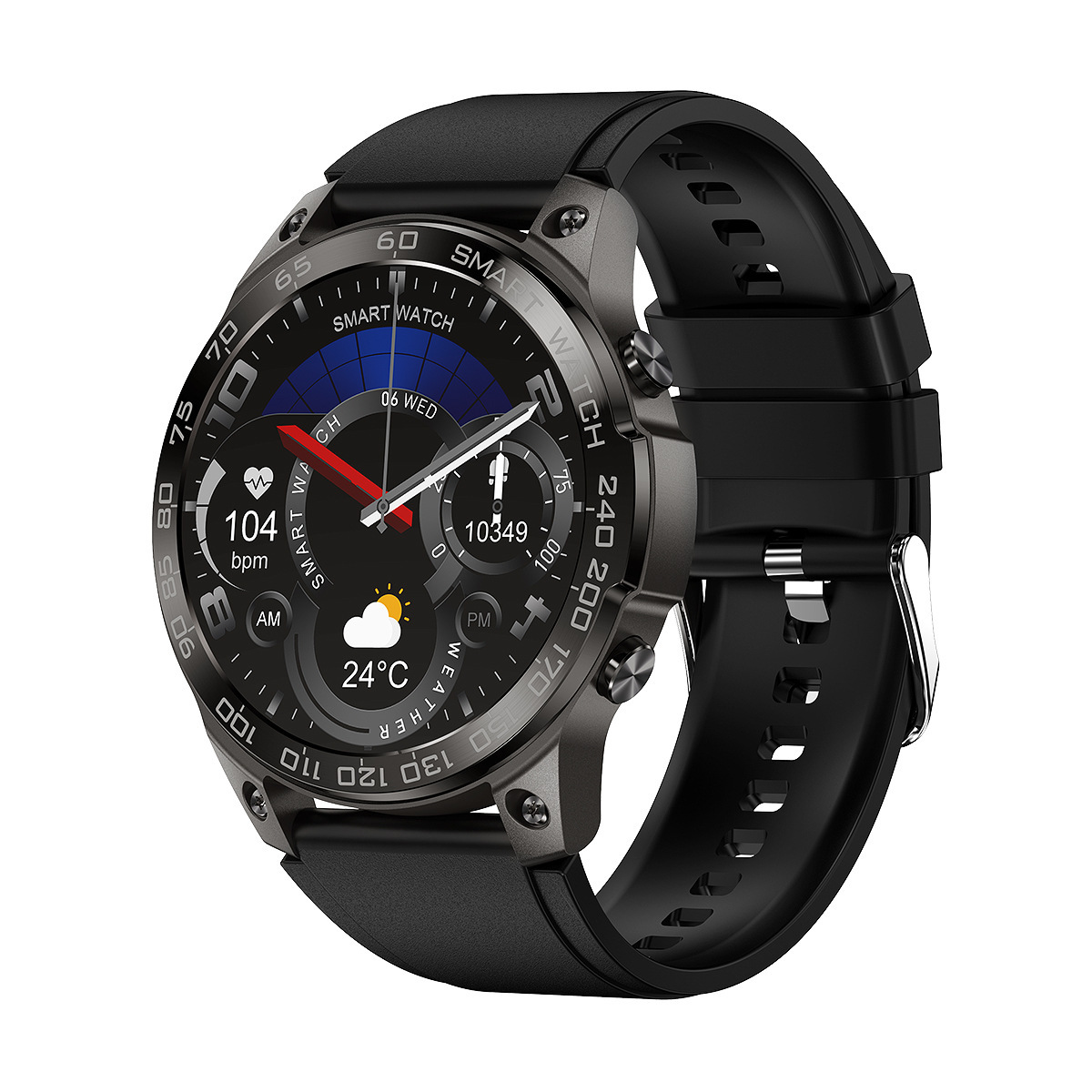 Smart Watch HD Full Touch Screen Heart Rate Blood Oxygen Bluetooth Call
